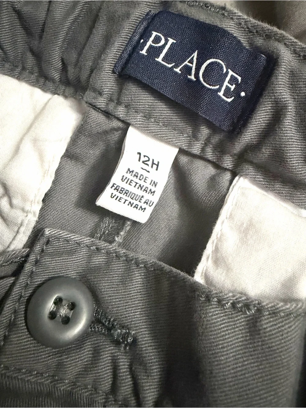 The Children's Place Gray Flat-Front Kids Shorts